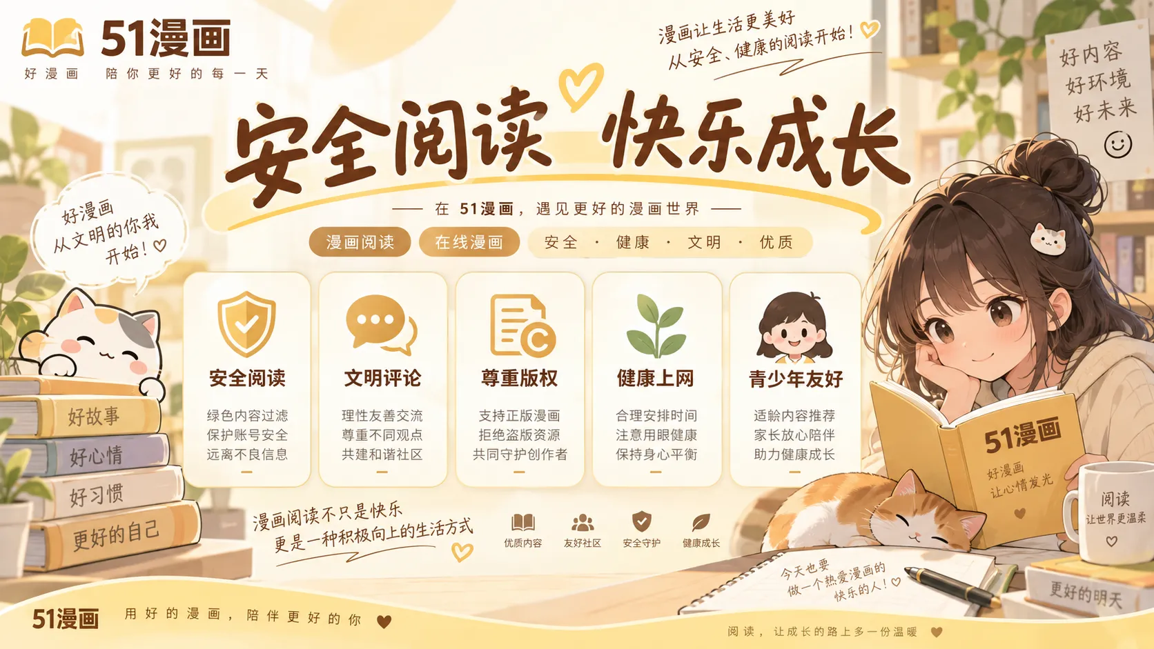 漫画版权与内容安全说明